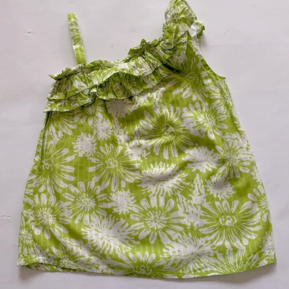 Tropical Off the Shoulder Cotton Top Size Small 4